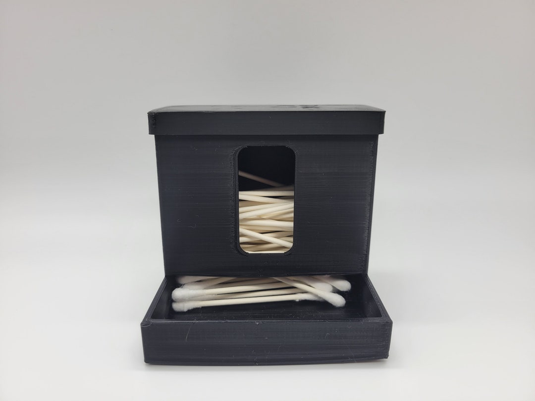 Qtip Dispenser Qtip Holder Qtip Storage Modern Etsy