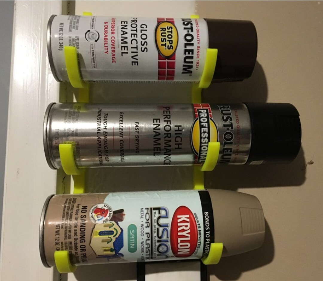 Spray Paint Wall Rack Spray Can Wall Mount Spray Paint Can Etsy