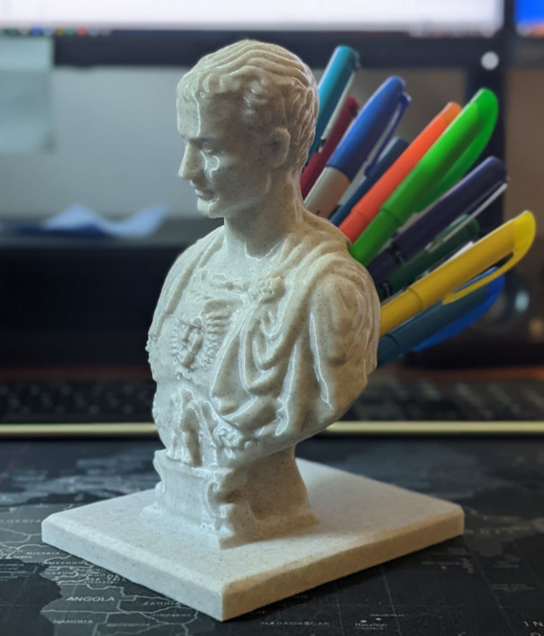 Julius Caesar Pencil Holder Pen Holder Office and Desk Etsy