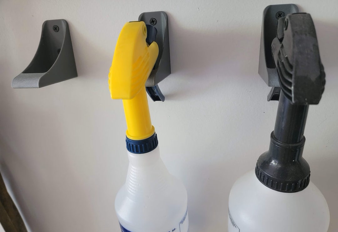 Spray Bottle Hangers Wall Mount Spray Bottles Hook Garage Etsy