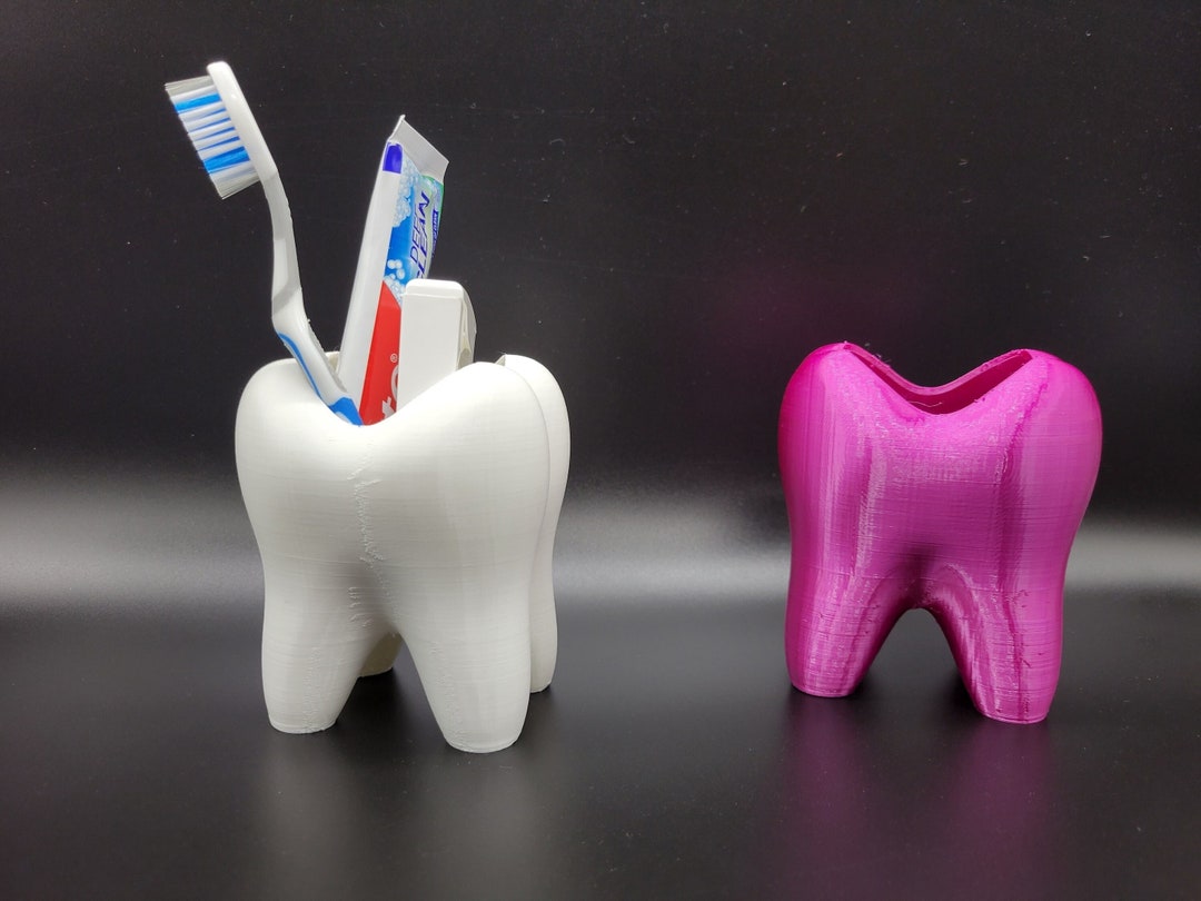 Tooth Toothbrush Holder Cute Toothbrush Holder Pencil/pen Etsy