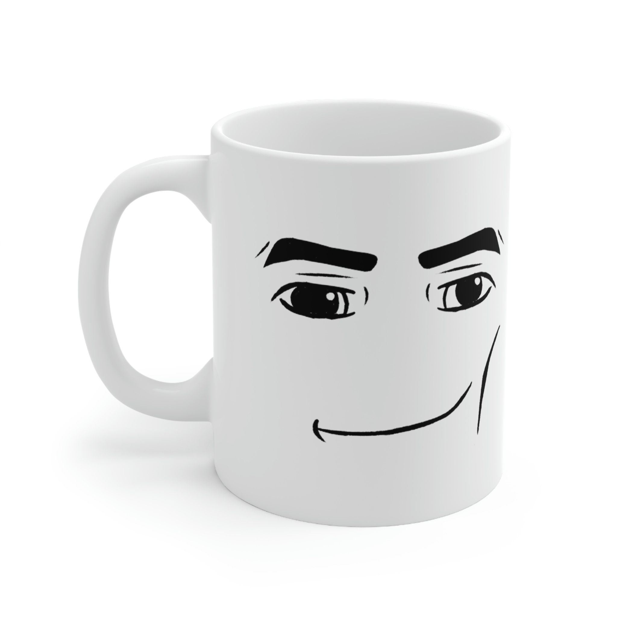 Roblox Face Kids Coffee Mug by Vacy Poligree - Pixels