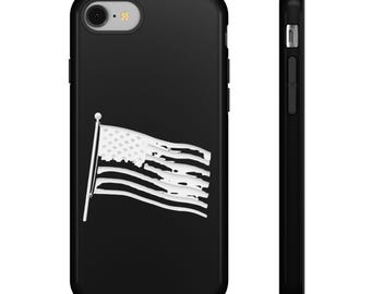 Distressed American Flag Phone Case | Patriotic iPhone Case | Tough Case
