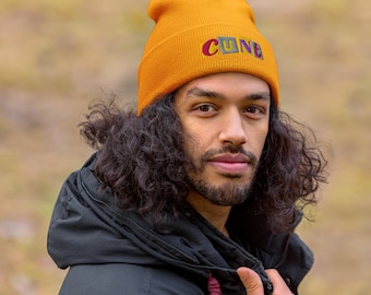 Cunt Cuffed Beanie - Bold Beanie, Statement Hat, Edgy Streetwear