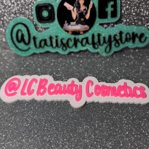 Acrylic Watermark / Socials Watermark / Social Media/ Instagram Watermark / Business Tag/ Watermark/ Acrylic Sign/ Signs