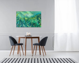 Large Wall Art, Abstract Art, Large Abstract Painting, Landscape Abstract, Colorful Art by KARINA PHIPPS