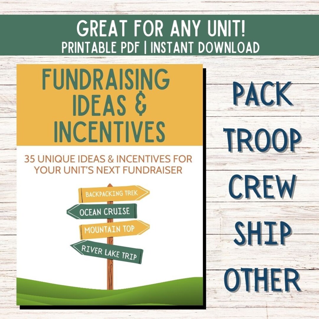 Fundraise Idea and Incentive Guide DIY Fundraise Tip Campaign List ...