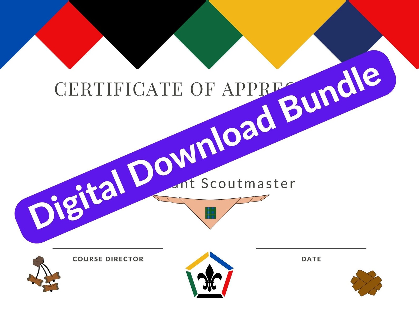 Wood Badge Staff Certificates Digital Download Etsy Wood Badge Staff Certificates Digital Download Etsy