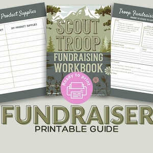 Scout Troop Fundraising Workbook Fundraise for Summer Camp Activities Budget Fundraiser Guide Outdoor Adventure Fundraiser Ideas Youth Group