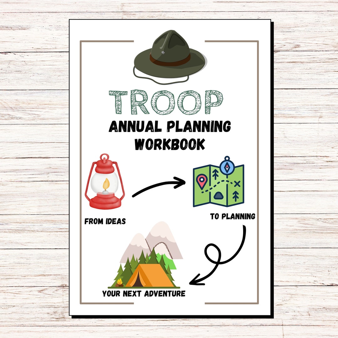 Troop Annual Planning Workbook Adult Volunteer Leader Guide Instant ...
