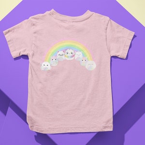 Kids Pastel Rainbow Squishy TShirt