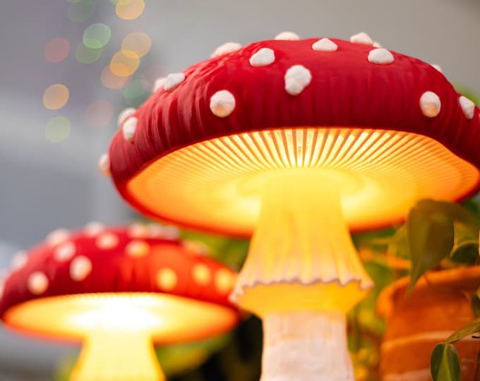 Cottagecore Mushroom Lamp
