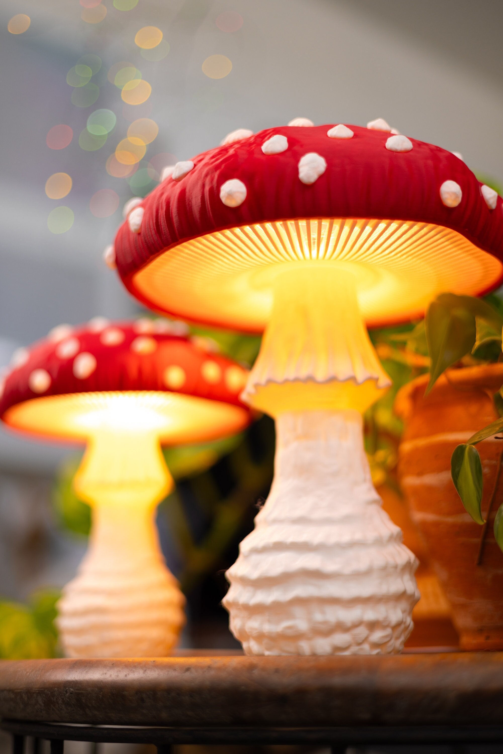 Cottagecore Mushroom Lamp