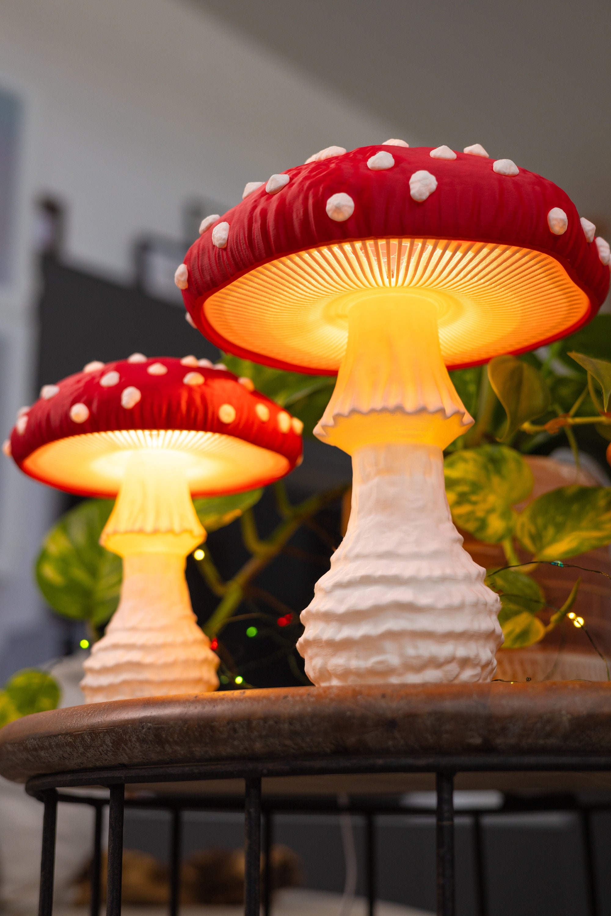 Cottagecore Mushroom Lamp