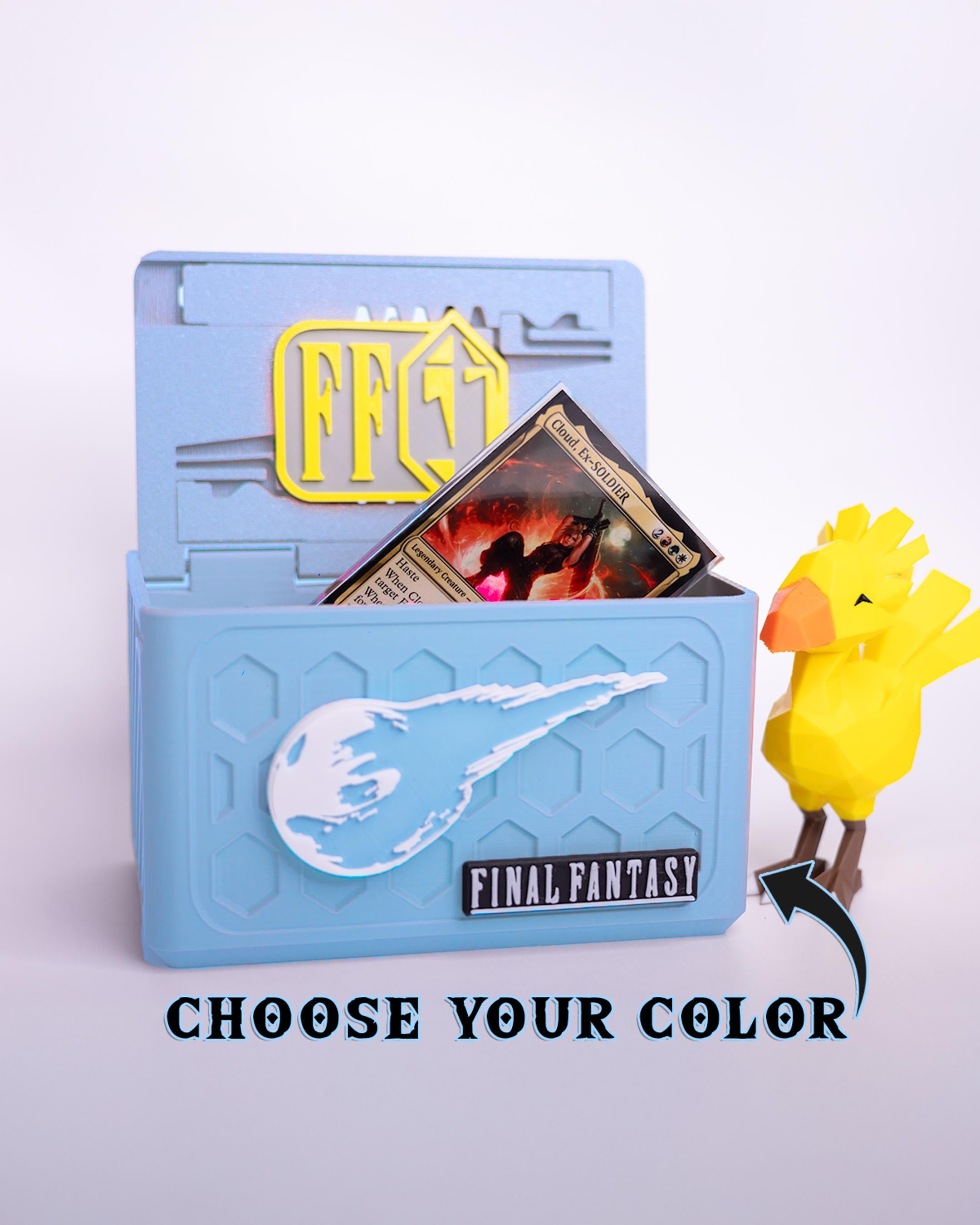 Final Fantasy MTG Deck Box and Dice Container Clean Design - Etsy