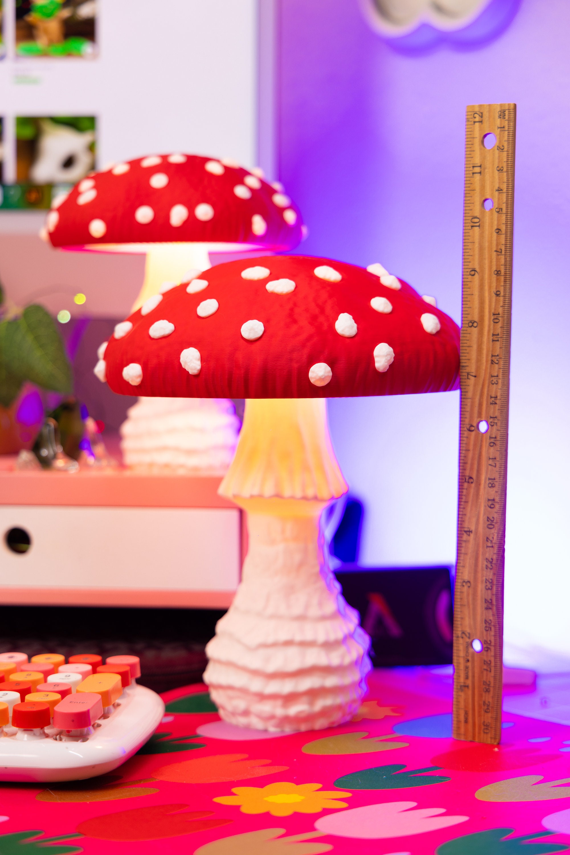 Cottagecore Mushroom Lamp