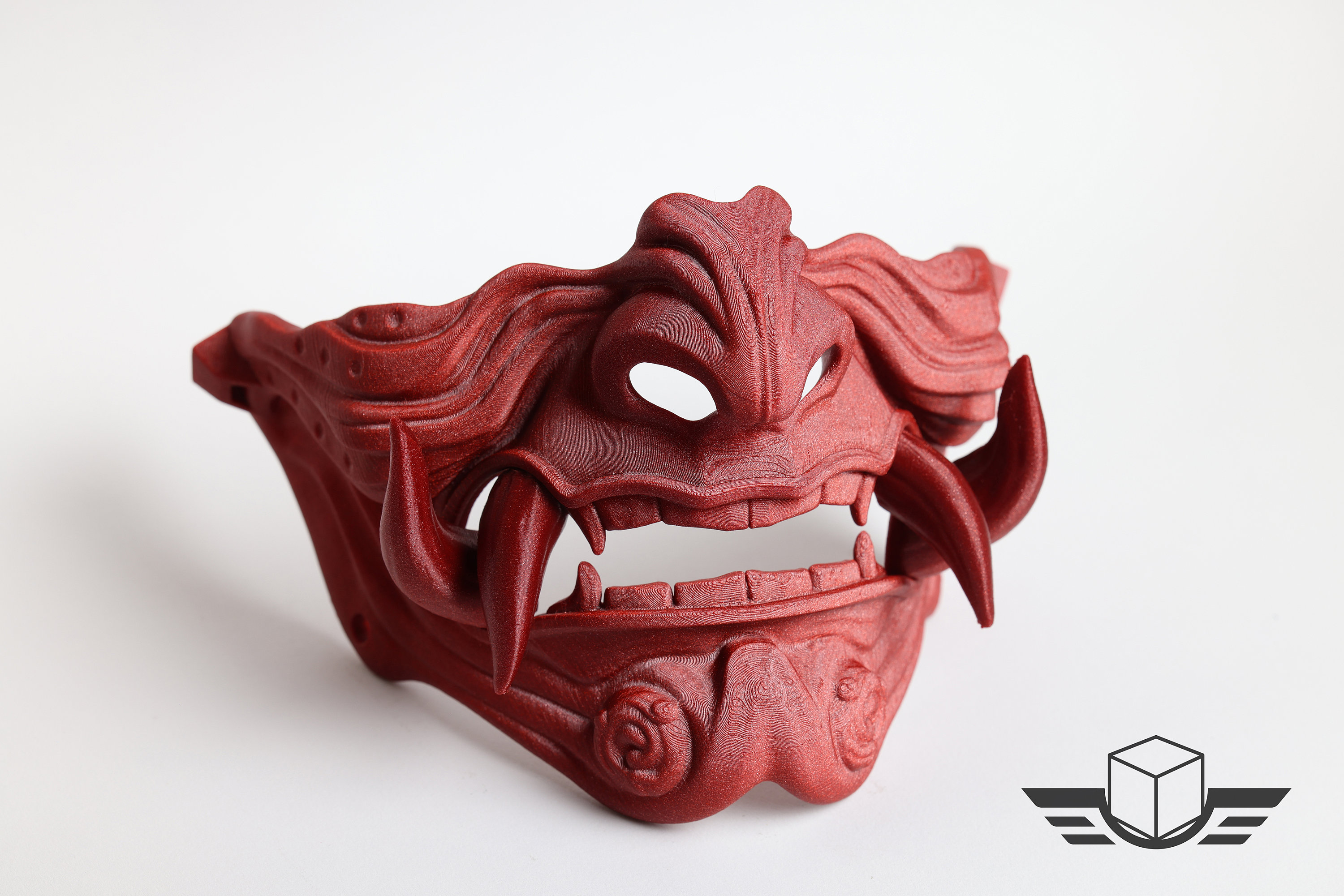 Hannya Half Mask - Etsy
