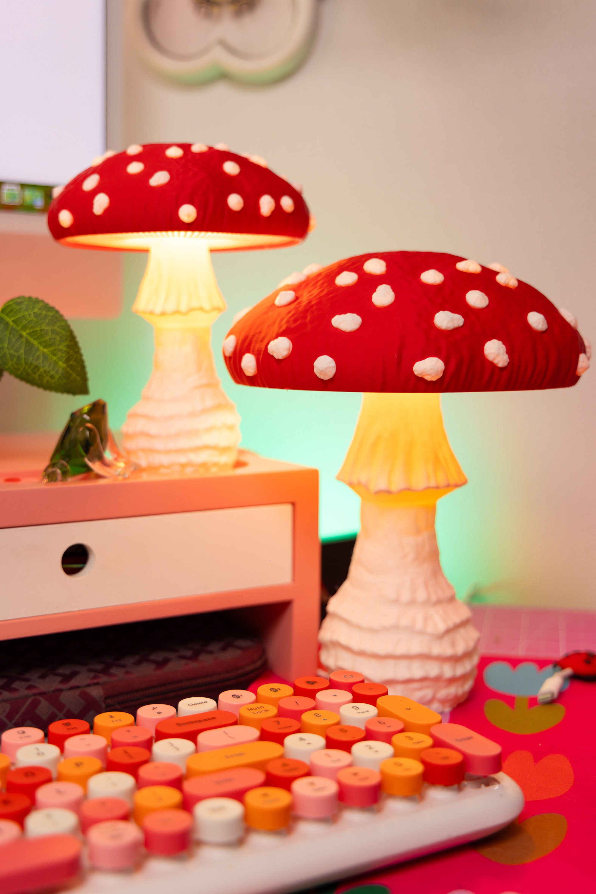 Cottagecore Mushroom Lamp
