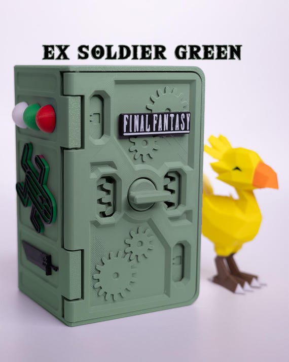 Final Fantasy MTG Deck Box and Dice Container Clean Design - Etsy