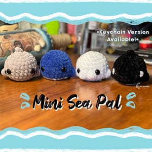 Mini Crochet Sea Creature Pal: Handmade Amigurumi Plush