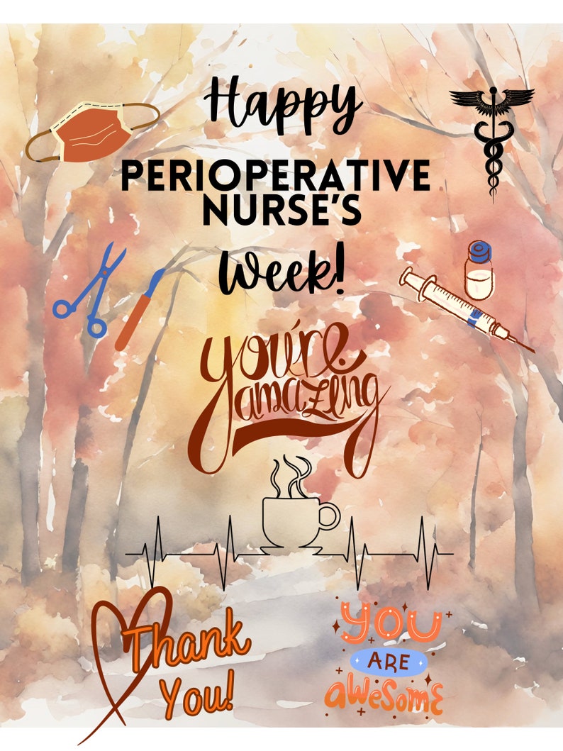 Happy Perioperative Nurse's Week Digital Image Download Etsy