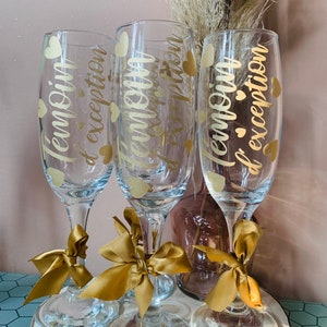 personalized flute | guest gifts | personalized gift witnesses and bridesmaids