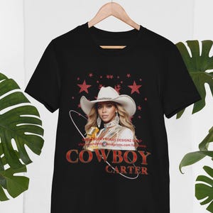 カウボーイ デザイン、カウボーイ カーター ツアー グッズ、ビヨンセ T シャツ、ビヨンセ デザイン、カウボーイ カーター T シャツ