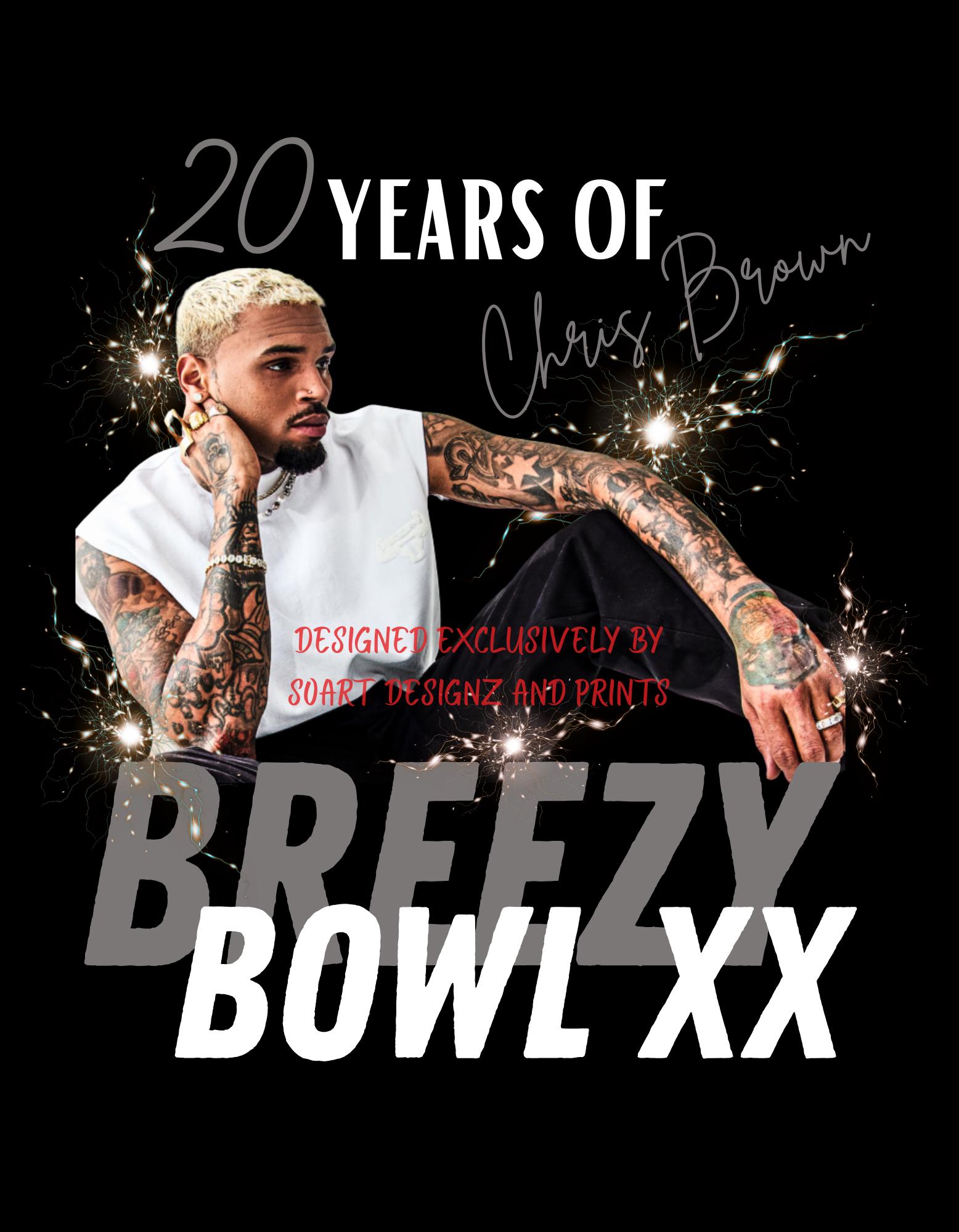 Chris Brown Tour Breezy Bowl XX, Chris Brown Tshirt, Chris Brown Graphic Tee, Chris Brown Tee, Chris Brown Gift, Breezy Bowl Tshirt
