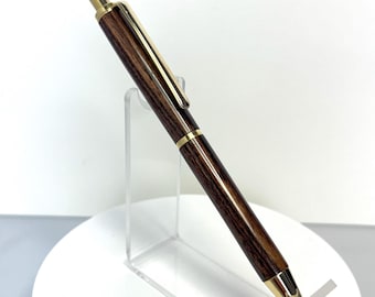 Lápiz mecánico Kingwood hecho a mano con detalles dorados