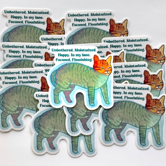 Buy Cat - Die cut stickers - StickerApp