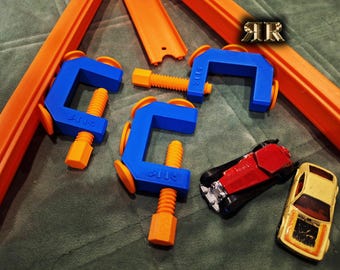 Multi-Connection Clamp Hot Wheels compatible track securing