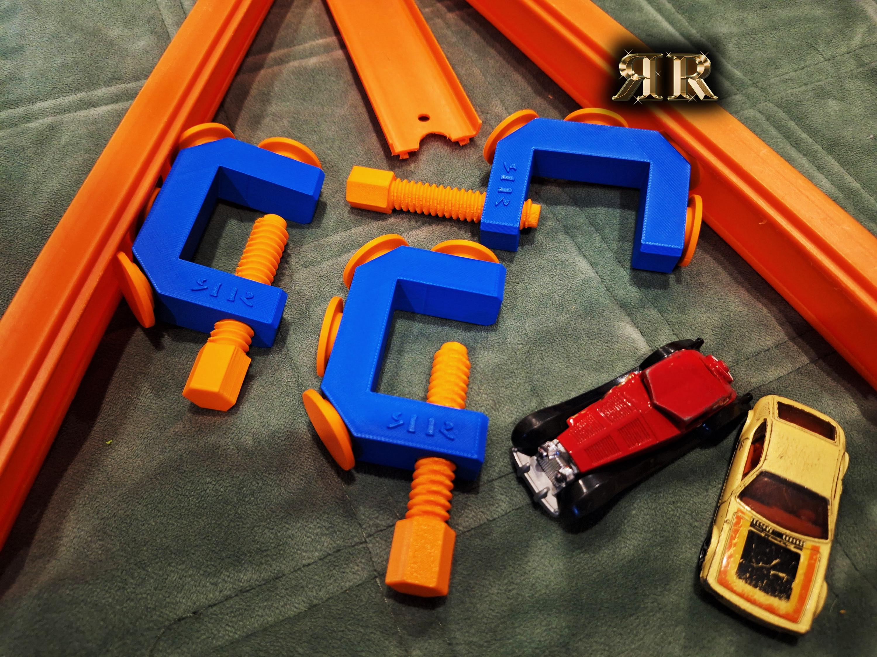 Hot Wheels Track Connectors Hot Wheels Track Connector - Parallel 2:1 Lane Adapter (Made In USA) Hot Wheels Connectors