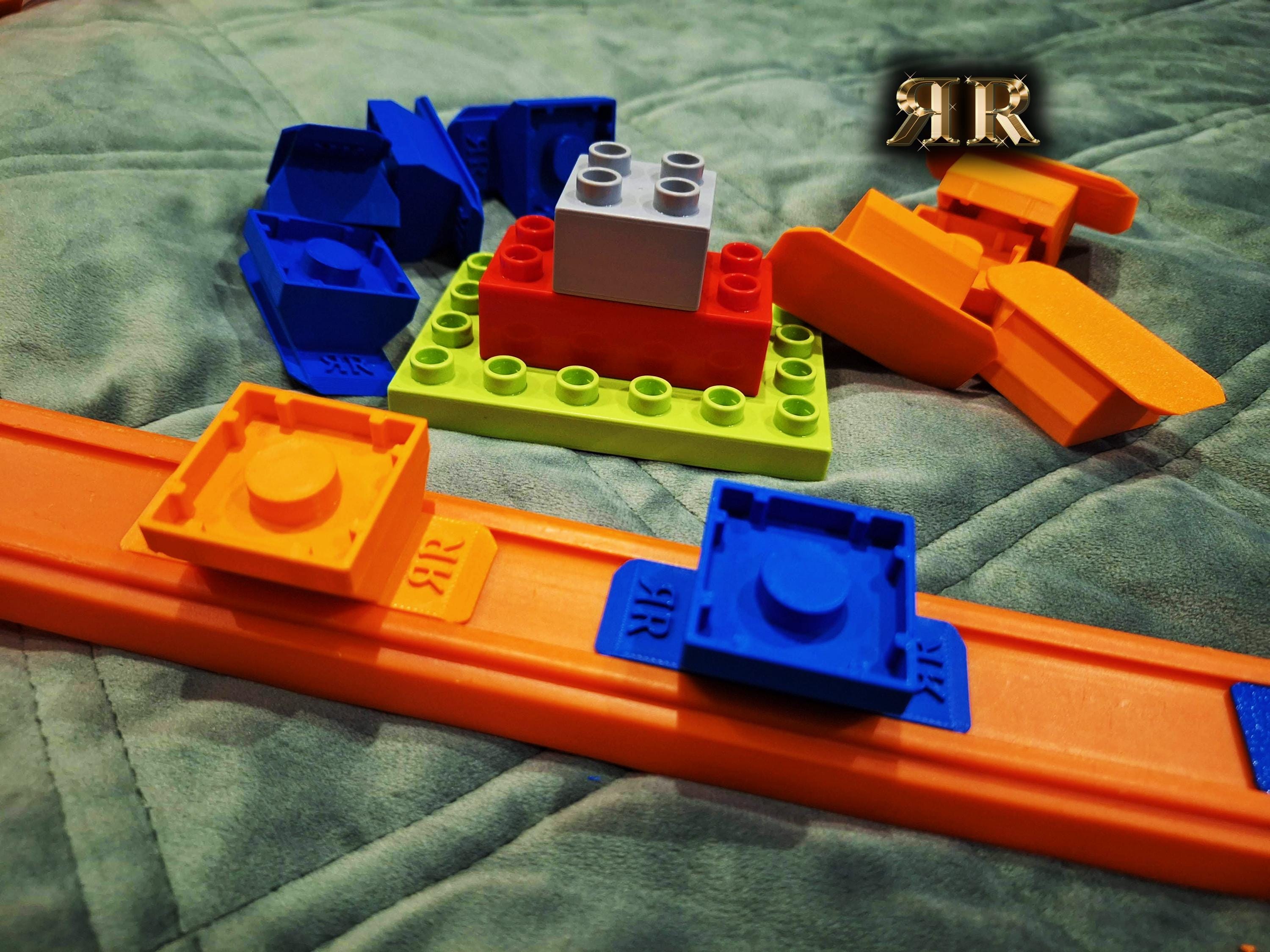 Custom Hot Wheels and LEGO DUPLO Compatible Track Connector Etsy