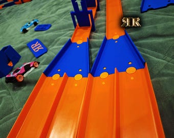 Unisci corsie Hot Wheels compatibile con la pista 2 a 1