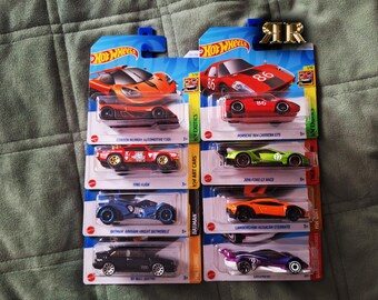 10x wall display Hot wheels collector hanger Custom made organiser for diecast matchbox hot wheels