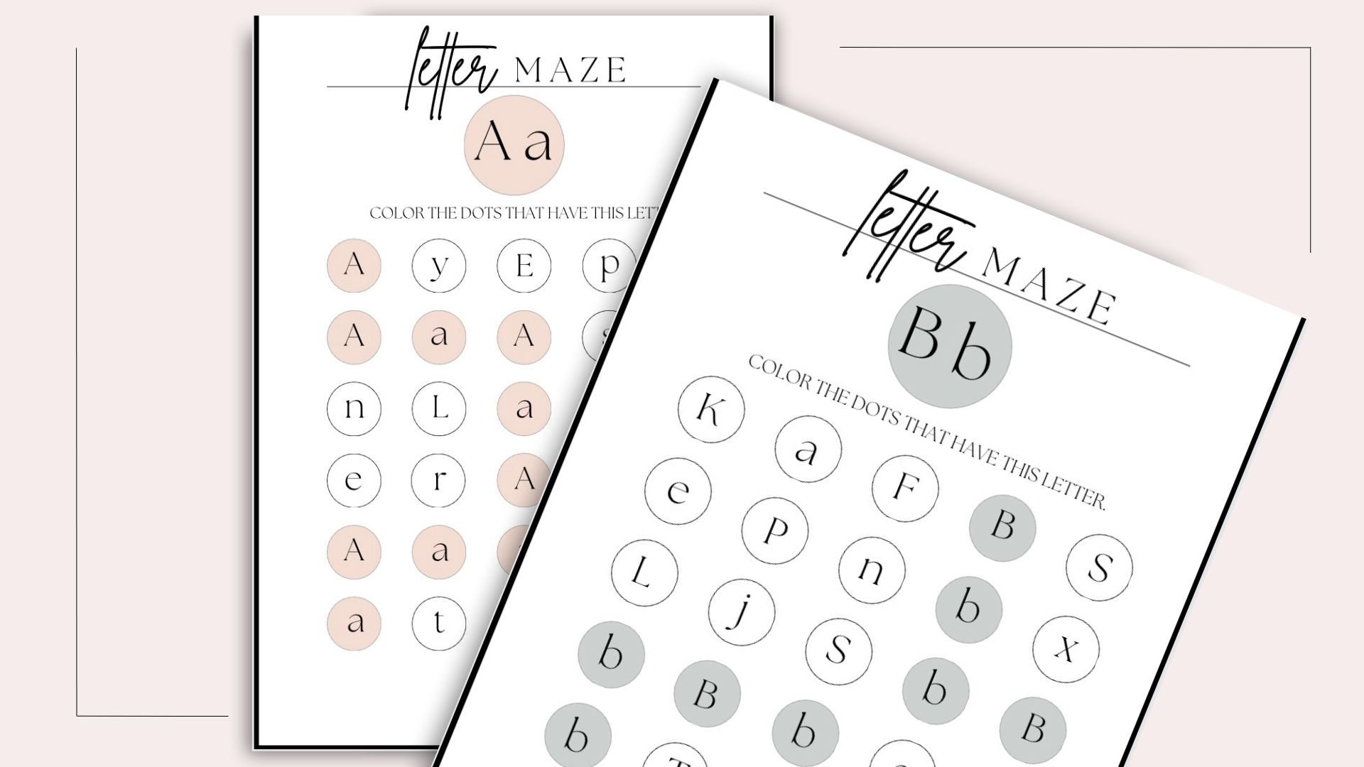 Preschool Alphabet Activity Printable Pre-k Learning - Etsy