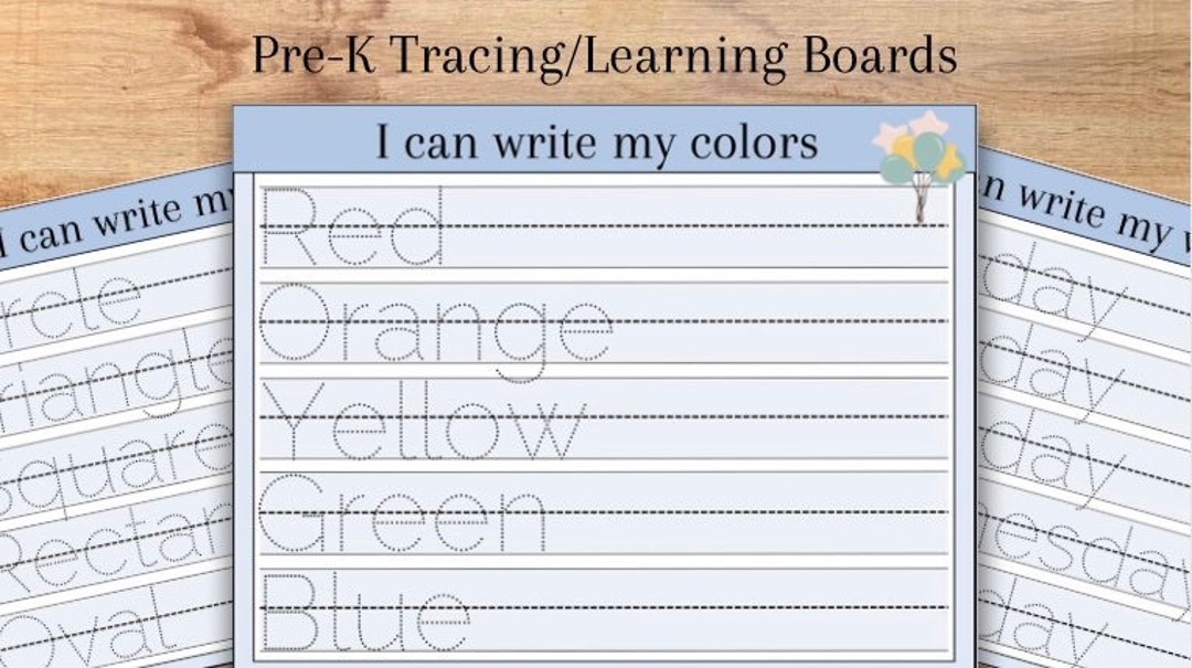 Montessori Tracing Board: Montessori Early Learning Toddlers Hosuton TX