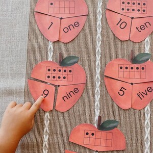 Fall Number Puzzles, Counting Practice With Numbers 1-10, Ten Frames ...