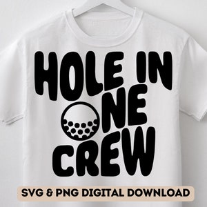 Golf SVG, PNG - Hole in One svg, png Design for Golf Lovers & First Birthday Celebrations - Perfect for T-Shirts, Mugs, and Custom Gifts