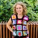 Graphic Wool Mix Cats Vest