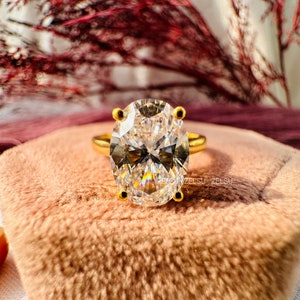 1.01cts Dakota 14kt Gold Diamond 4 Prong Minimalist Oval 1.01cts Dakota 14kt Gold Diamond 4 Prong Minimalist Oval