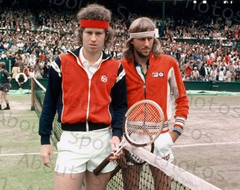 1981年ウィンブルドンでのビョルン・ボルグとジョン・マッケンロー