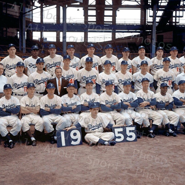 1955 Brooklyn Dodgers Team Photo