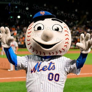 NY Mets Mascot Mr. Met Photograph