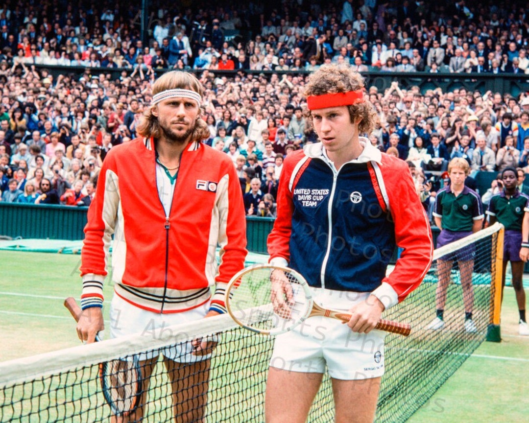 1981年ウィンブルドンでのビョルン・ボルグとジョン・マッケンロー