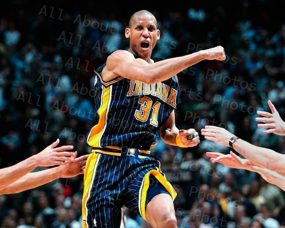 Reggie Miller Celebrates His 8 Points in 9 Seconds to Steal