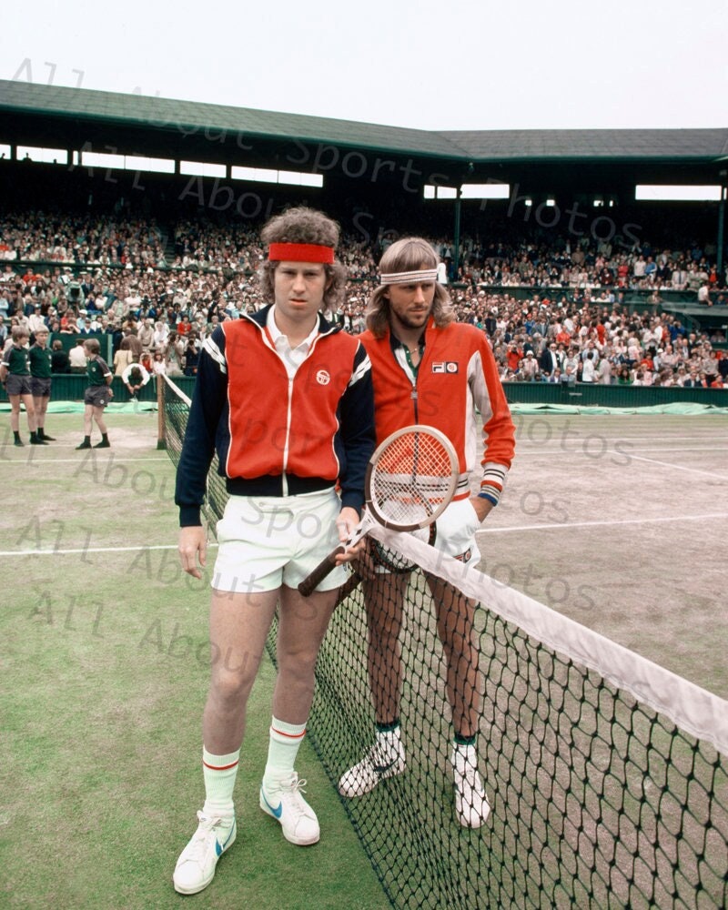 【非売品】RENOWN　レナウン　WIMBLEDONカタログ1981（156） John Mcenroe and Bjorn Borg - Wimbledon 1980 - Etsy