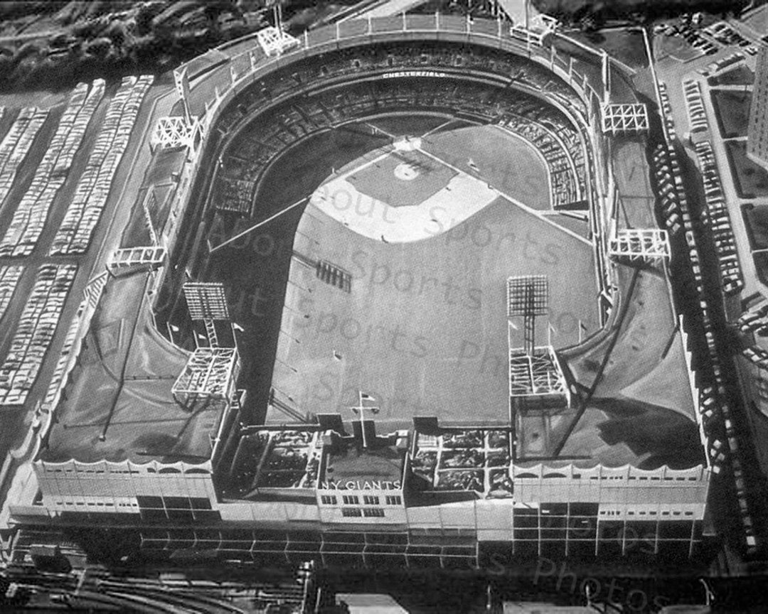 The Polo Grounds an Aerial View Etsy