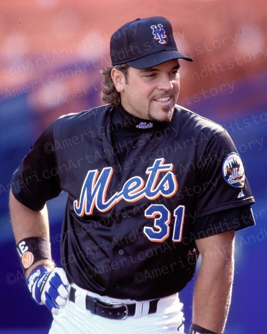 マイク・ピアッツァのポートレート 1999 - Etsy 日本