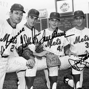 1969 Mets Pitching Staff - Signed